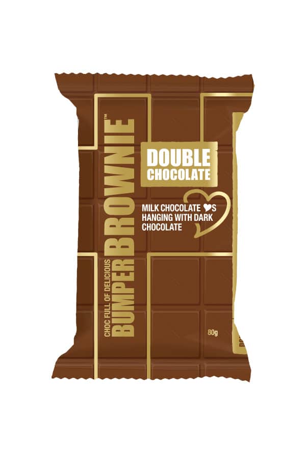 CookieTime Bumper Slice Double Chocolate Brownie, 80g, Each