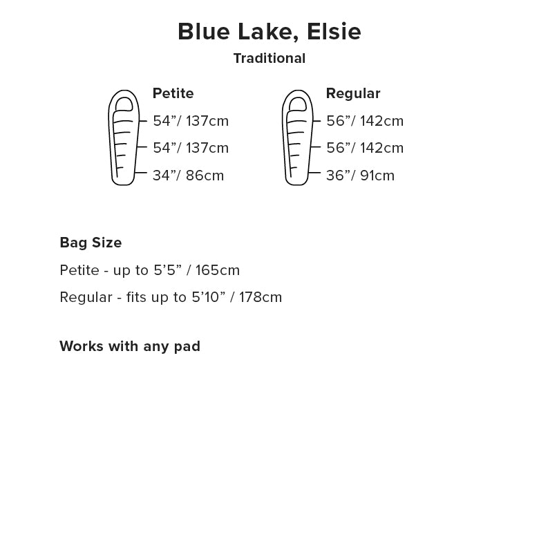 Big Agnes Elsie -9degC (FireLine-Pro) Womens Sleeping Bag