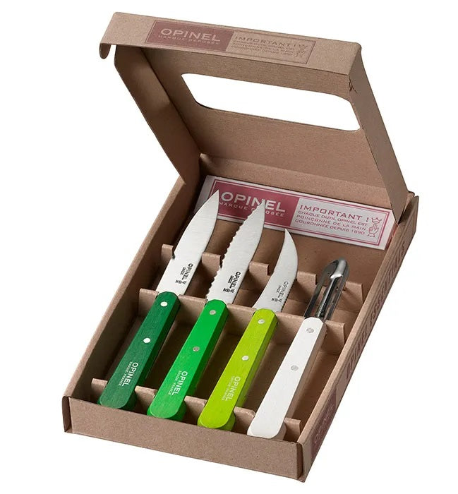 Opinel Essential Kitchen Knives Box Set of 4