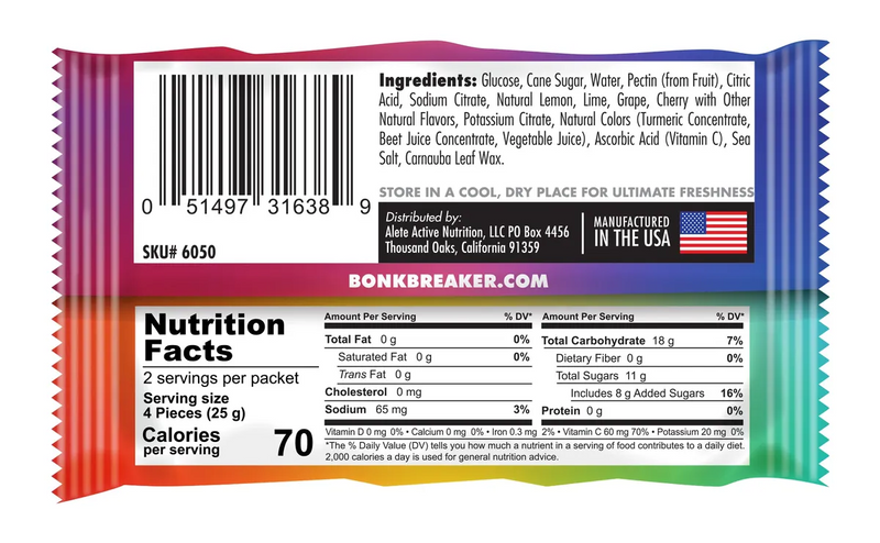 Bonk Breaker Energy Chews 1x 50g pack