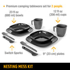 UCO Nesting Mess Kit, 2 Person Venture