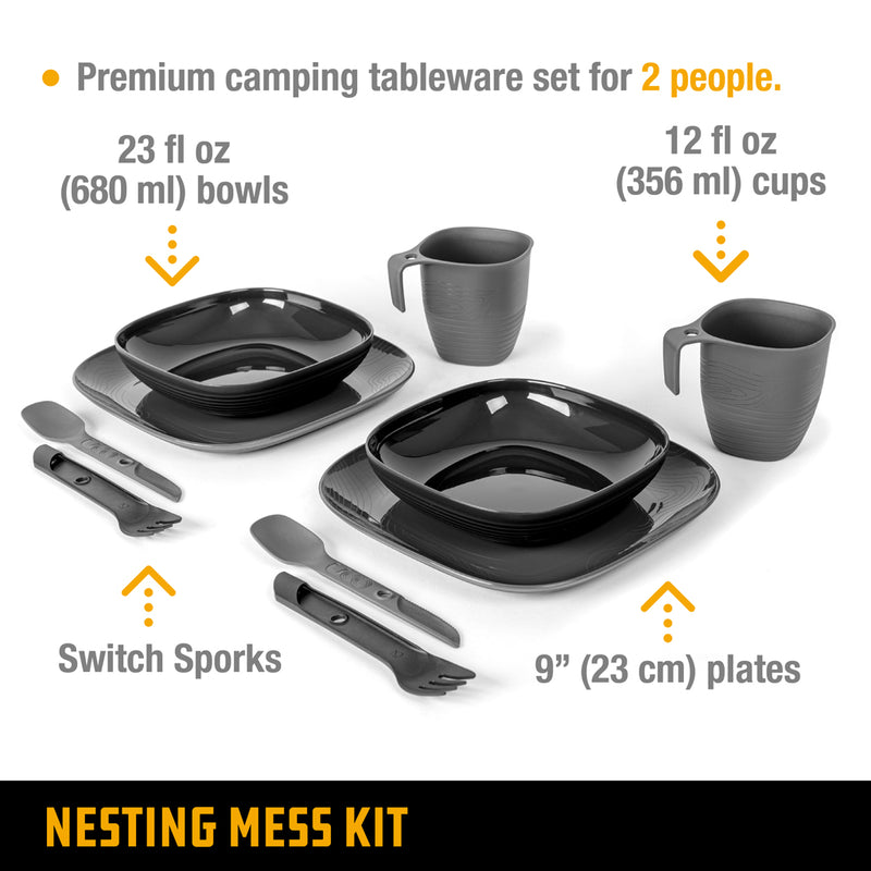 UCO Nesting Mess Kit, 2 Person Venture