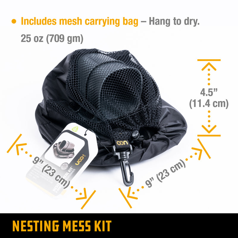 UCO Nesting Mess Kit, 2 Person Venture