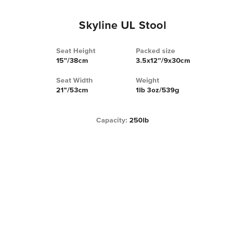 Big Agnes Skyline UL Stool