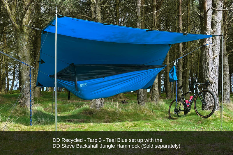 DD Hammocks Recycled Tarp 3 x 2.9 Teal