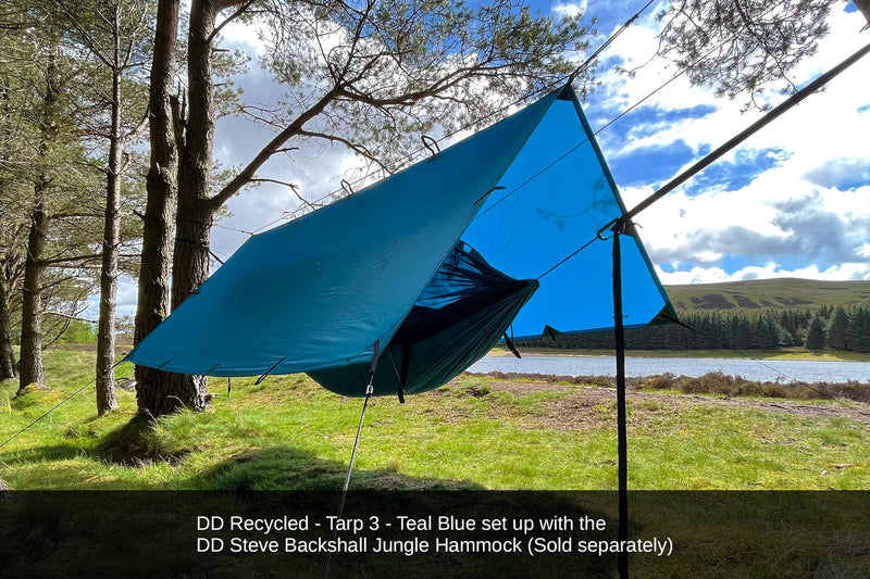 DD Hammocks Recycled Tarp 3 x 2.9 Teal