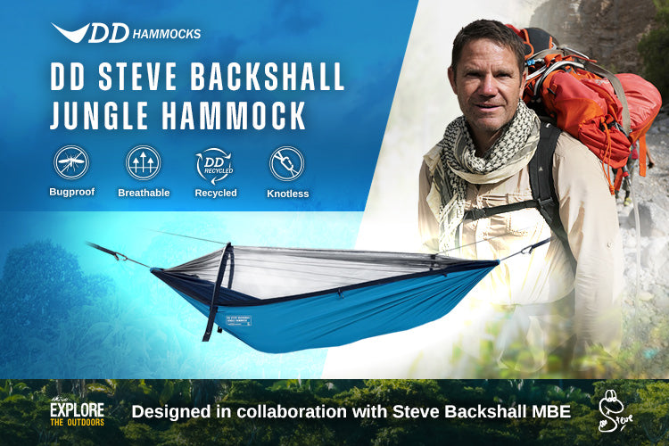 DD Hammocks Steve Backshall Jungle Hammock Teal Blue