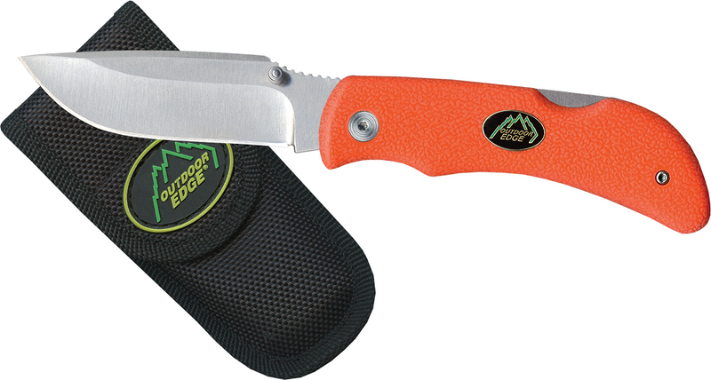 Outdoor Edge Grip-Blaze Folding Knife, Orange