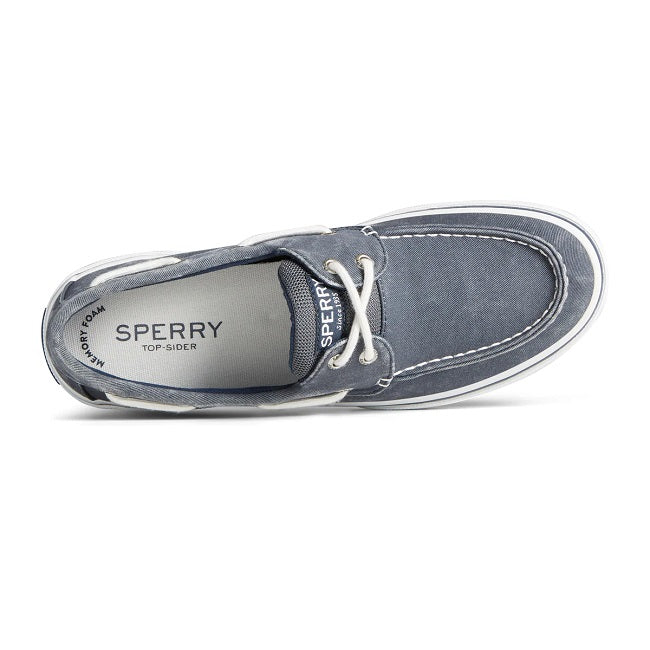 Sperry Halyard CVO 2-Eye Saltwashed Mens Shoe, Navy