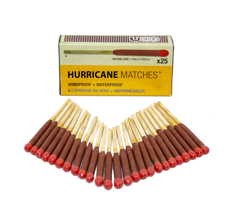 UCO Hurricane Matches x25pc