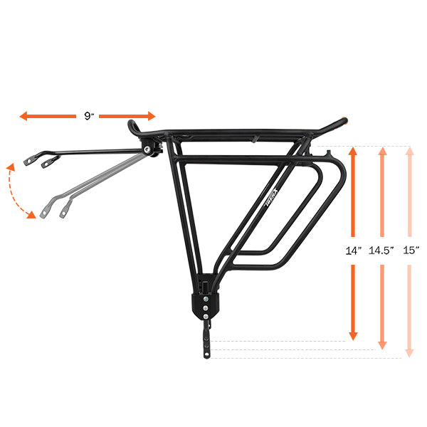 Ibera Alloy Rear Carrier (26 to 29er)