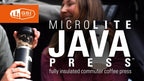 GSI Stainless Microlite Javapress, Black
