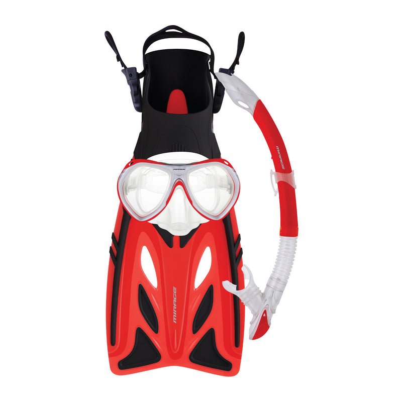 Mirage Crystal Junior Mask, Snorkel & Fin Set