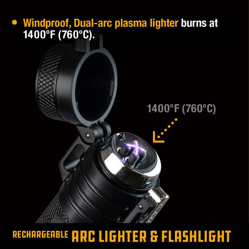 UCO Rechargable Arc Lighter & LED Torch