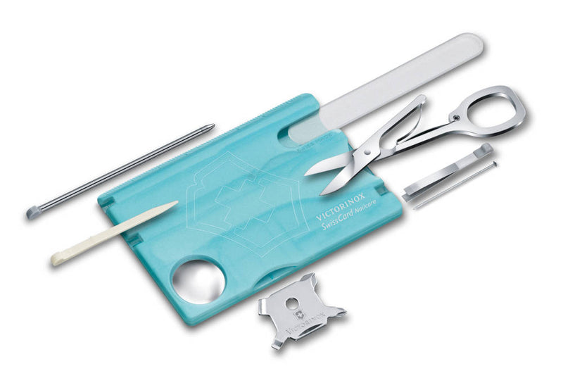 Victorinox SwissCard Nailcare Kit, Ice Blue