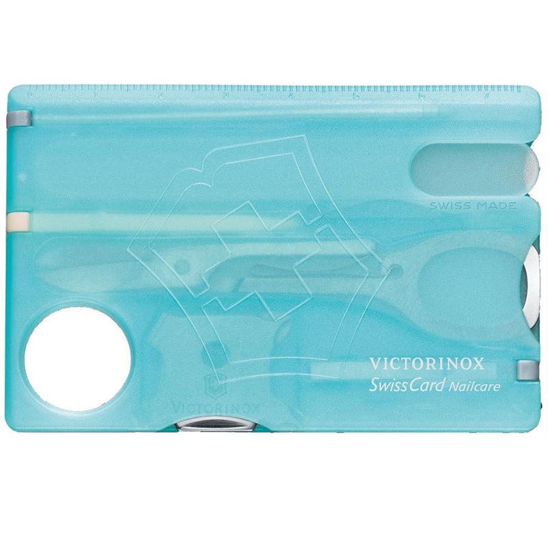 Victorinox SwissCard Nailcare Kit, Ice Blue
