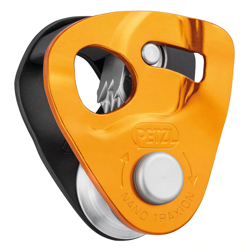 Petzl Nano Ultra-lightweight Traxion Pulley, Gold