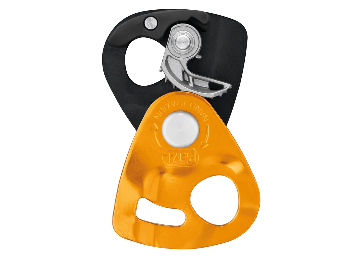 Petzl Nano Ultra-lightweight Traxion Pulley, Gold