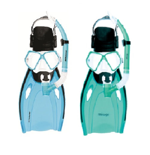 Mirage Nomad Mask, Snorkel & Fin Set