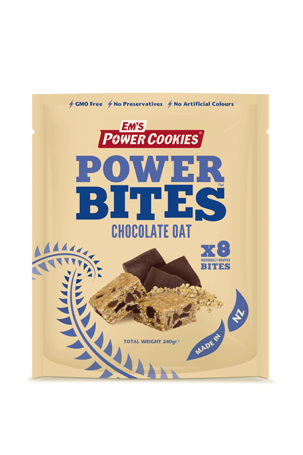 Em's Power Bites Pouch, Chocolate Oat
