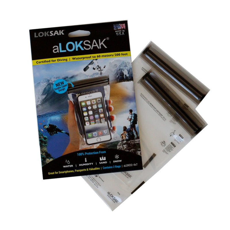 Loksak Waterproof Protective Cover for Electronics, Passport Size
