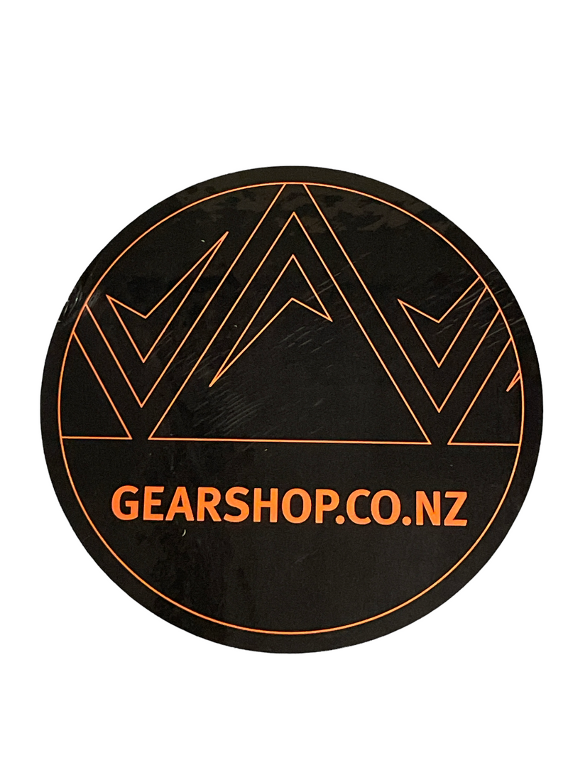 Gearshop 80mm Mountain Logo Sticker