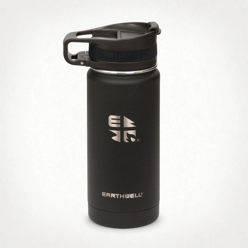 Earthwell Roaster Vacuum Bottle with Loop Cap, 350 ml