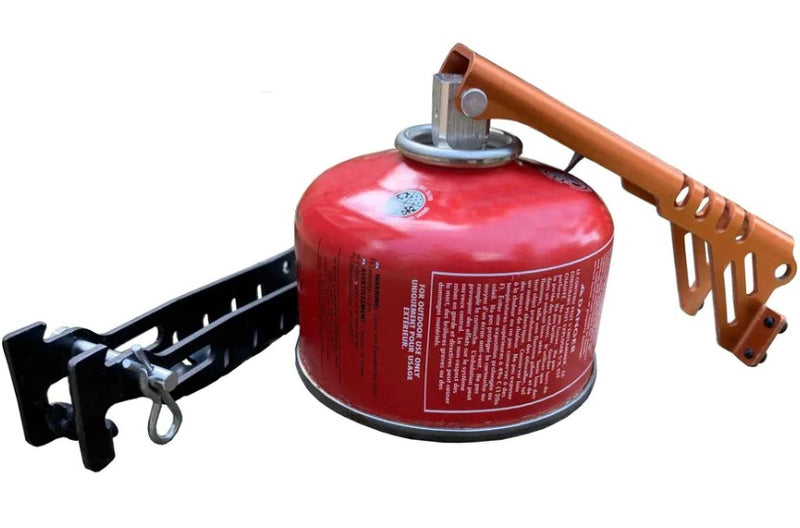Outdoor Element Pot Gripper & Fuel Cannister Recycle Tool