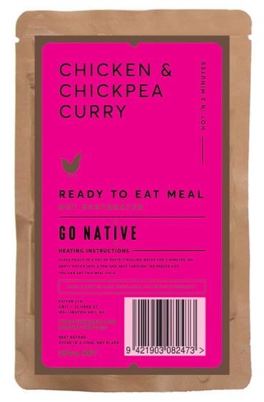 Go Native Chicken & Chickpea Curry, 250g