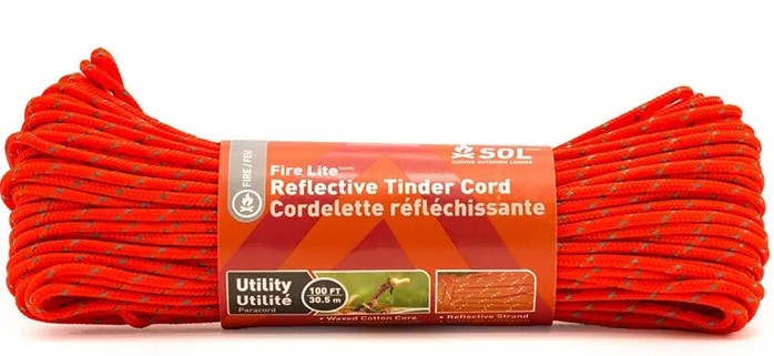 SOL Fire Lite Tindercord Utility 30M