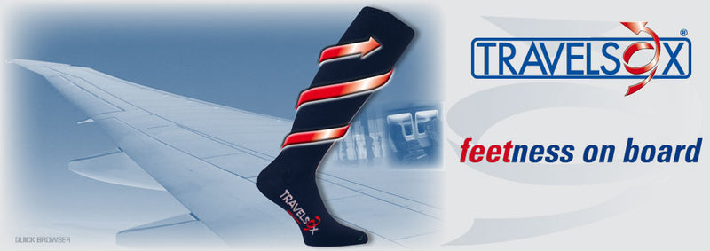 TravelSox Coolmax Compression Travel Socks