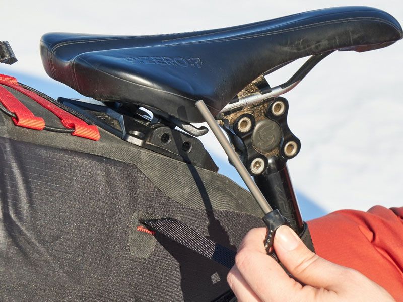 Revelate Designs Spinelock Waterproof Seat Bag Black Gearshop