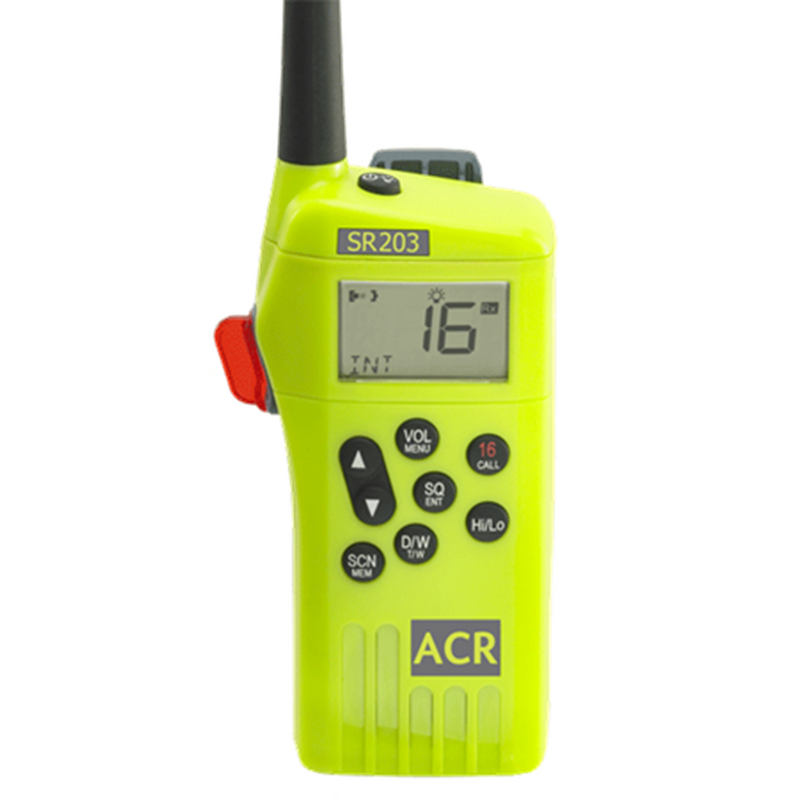 ACR SR203 GMDSS VHF Handheld Survival Radio