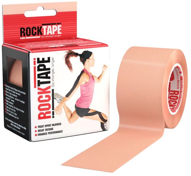 Rocktape Plain Tape, 5cm x 5 mtr Roll