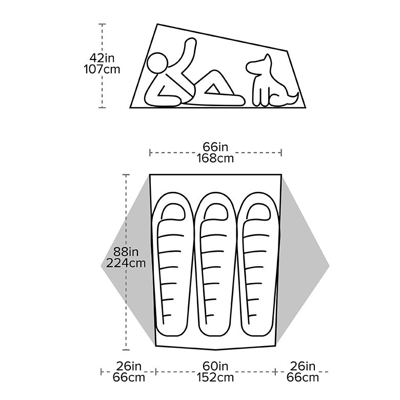 Big Agnes Tiger Wall UL3 Ultralight Tent