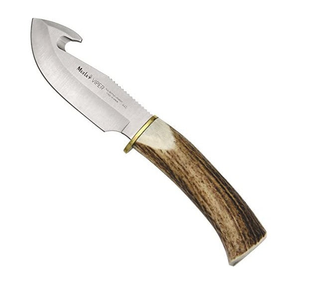 Muela Viper 11A Stag 10cm Gut Hook Knife