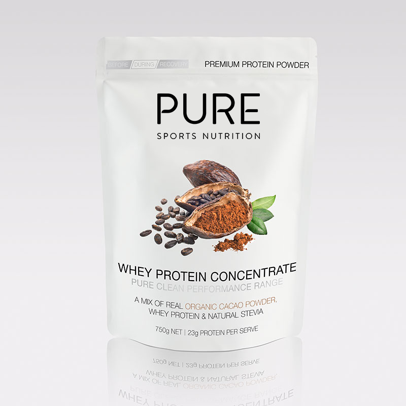 Pure Whey Protein Organic Concentrate, 750g, Cacao