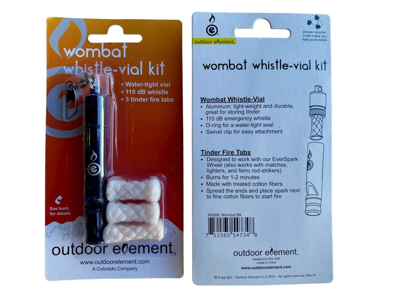 Outdoor Element Wombat Whistle II Kit