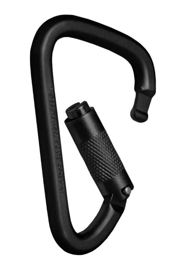 Mad Rock XL Steel Triple Lock Carabiner Black