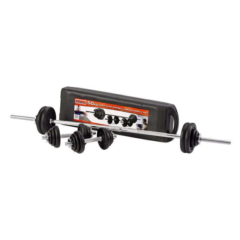 York fitness barbell and dumbbell set on sale